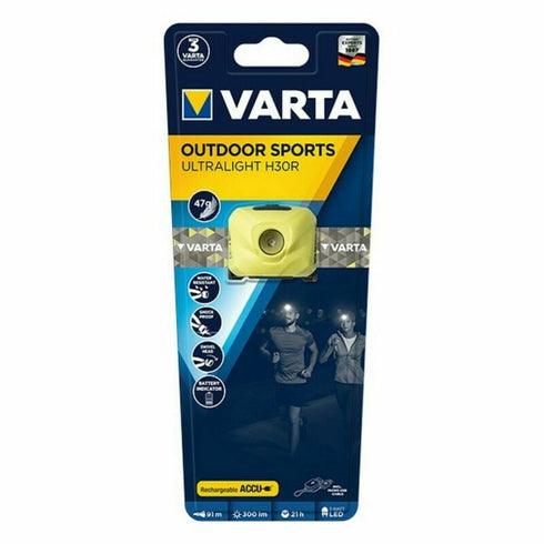Linterna LED para la Cabeza Varta 18631101401 Amarillo 3 W IPX4 300 Lm